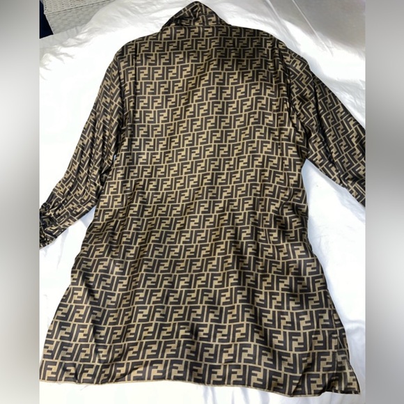 Fendi Brown twill dress - Picture 5 of 15
